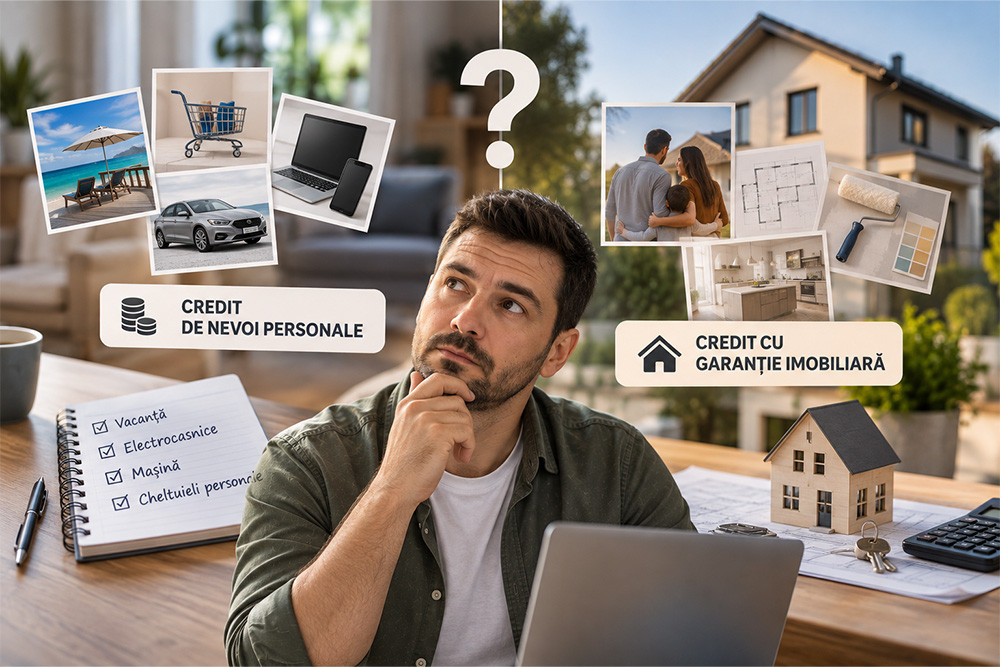 Credit de nevoi personale sau credit cu garanție imobiliară? Cum alegi corect
